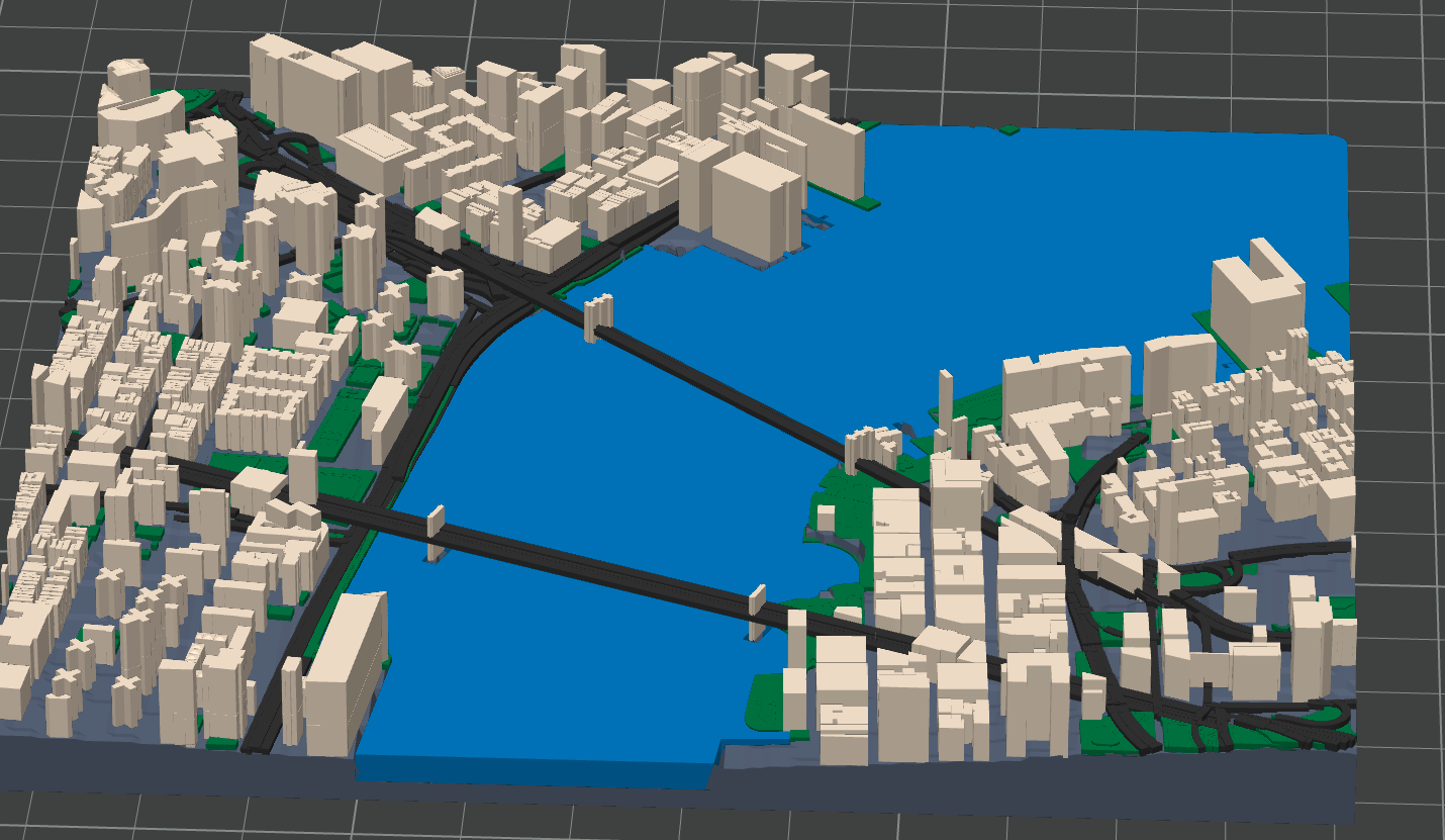 3D terrain preview